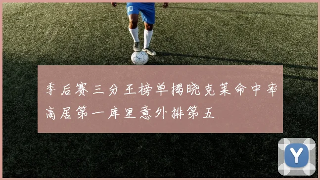 季后赛三分王榜单揭晓克莱命中率高居第一库里意外排第五